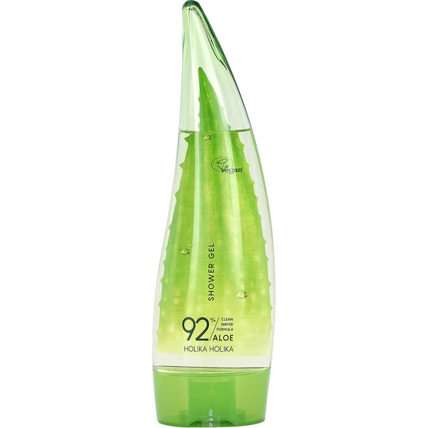 Holika Holika, Gel De Ducha, FóRmula De Agua Limpia De Aloe 92%, 250 Ml (8,45 Onzas LíQuidas) Green-image