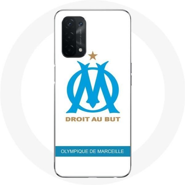 Funda Para Oppo A74 Olympique De Marsella Logo Fondo Blanco-image
