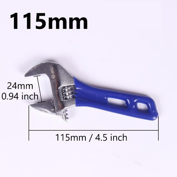 Llave Inglesa Universal Ligera Y Ajustable De Gran Apertura Con Mango Corto, Llave Mini Multifuncional Para TuberíAs De PlomeríA, Herramientas Para BañO-image