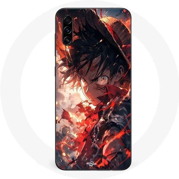 Funda Maniacase Para Samsung Galaxy A50 One Piece Luffy Enfadado Arte Manga Anime-image