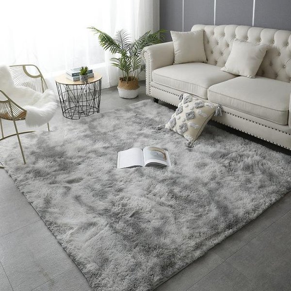 Alfombra Mullida De Lujo Para Sala De Estar, NóRdica, Suave Y Gruesa, Para DecoracióN Del Hogar, Dormitorio, Mesita De Noche, HabitacióN De NiñOs, Alfombra Antideslizante 40X60Cm 15X23Inch-image