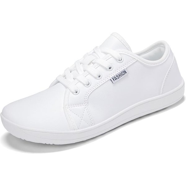 Buty Barefoot Z Szerokim Czubkiem Dla MężCzyzn Kobiet Outdoor Bieganie Po Szlakach Minimalistyczne Buty Do Chodzenia Lekkie I OddychająCe Unisex 39 White-image