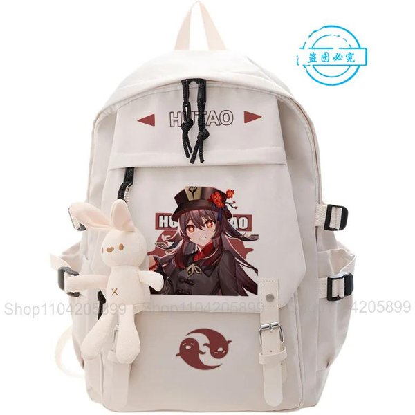 Plecak Genshin Impact Anime Klee Cosplay Uczniowski Torba Szkolna KreskóWka ChłOpcy Dziewczynki Tornister Laptop PodróżNy Plecak Prezenty 16 Inches-image