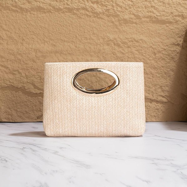 Bolso De Mano De Noche Para Mujer Elegante Estampado De Leopardo, Chic Para Eventos Formales, Bolso De Diario Duradero Para Mujer, Perfecto Para Fiestas, Atuendos Casuales, Elegante Clutch MarróN-image
