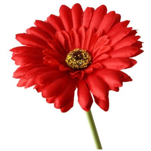 Flores De Gerbera Artificiales Realistas Falsas Flores De Tallo Largo Ramo Para JarróN Hogar Interior Arreglos Florales Fiesta De Boda Centro De Mesa Rojo-image