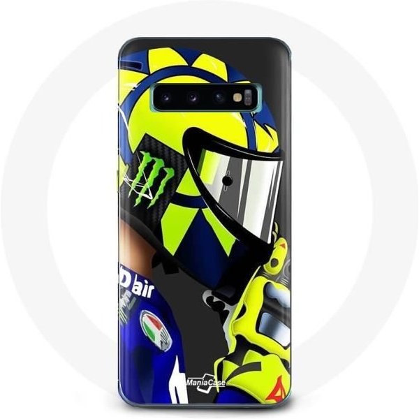 Coque Pour Samsung Galaxy S10 Edge Valentino Rossi Pilote De Vitesse Champion Du Monde Motogp-image