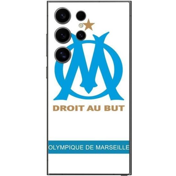 Coque Samsung Galaxy S24 Ultra Logo Om Olympique De Marseille Blanc Fond Maniacase Blanco-image