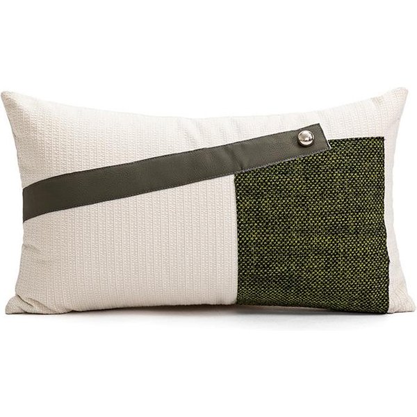 30X50/45X45CM Funda De CojíN Decorativo NóRdico Con Empalme CojíN Lumbar Estampado De Lujo Ligero Funda De Almohada Decorativa Para El Hogar 45X45Cm-image