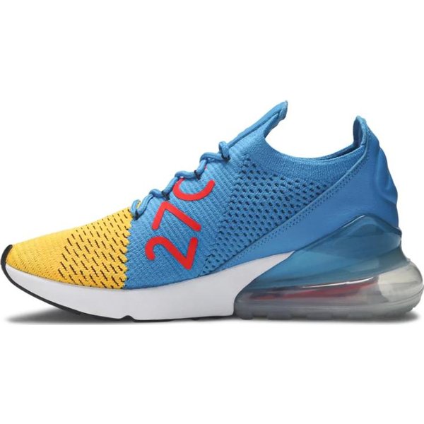 Nike Air Max 270 Flyknit Naranja LáSer ÓRbita Azul AO1023-800 42.5-image