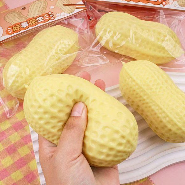 Zabawki Dzieci DziecięCa PiłEczka Anty Stresowa Orzeszek ChrupiąCa PiłEczka Do ŚCiskania MięKka Zabawka MaśLana W Dotyku Zabawka Fidget Asmr Sensoryczna Anty Stresowa Dla DorosłYch-image