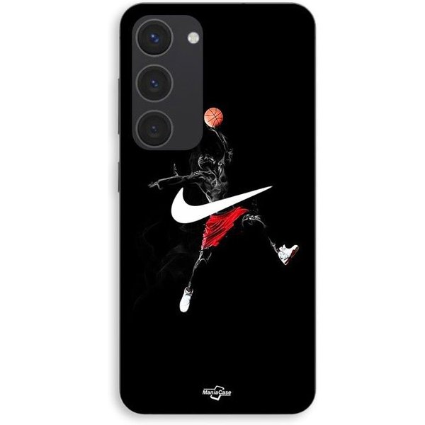 Etui Na Telefon - Maniacase - Samsung Galaxy S23 Plus - Silikonowe - MięKkie - Logo Nike Jordan-image
