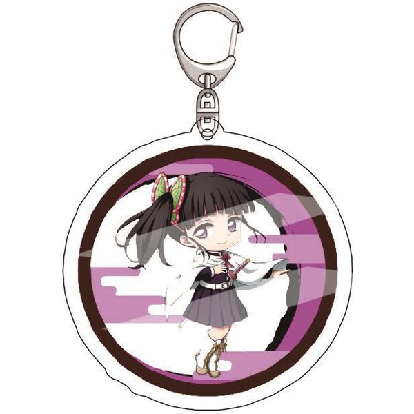 Anime Demon Slayer Akrylowy Breloczek Tanjiro Kamado Nezuko Zenitsu Agatsuma Inosuke Hashibira Wisiorek Urok 4 SZT Kolekcja PięKny Prezent 55Mm Black-image
