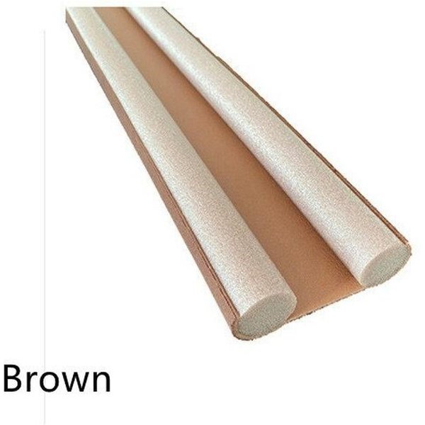 Hogar Nuevo Burlete Bajo Puerta Flexible Reductor De Ruido Viento Tope Sellado Bajo Puerta Bloqueador Insonorizado Burlete Anti-Cucarachas MarróN-image