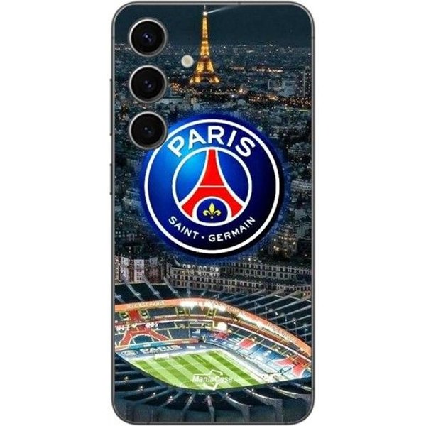 Funda Samsung Galaxy S25 Logo Psg Estadio Noche Torre Eiffel Maniacase Negro-image
