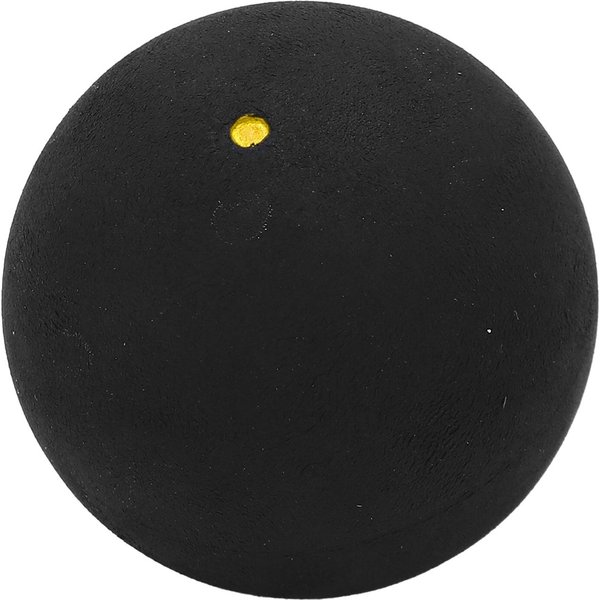 PiłKi Do Squasha Z Pojedynczą Kropką 37Mm Gumowe PiłKi Do Rakiety Do Squasha Dla PocząTkująCych, Do ZawodóW I Treningu Single Yellow Dot-image