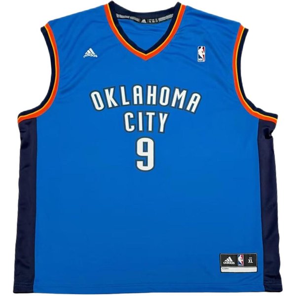 Adidas NBA Ibaka Thunder 9 Camiseta Sin Mangas CóModa Estampado Unisex Tops 7818A-3CB-AEB1308 2XL Blue-image