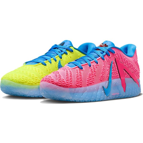 Nike X Kool-Aid Ja 3 Morant 3. Generacji Wygodne Dopasowanie Buty Do KoszykóWki MęSkie Sneakers RóżOwy ŻółTy IW1160-700 42.5-image