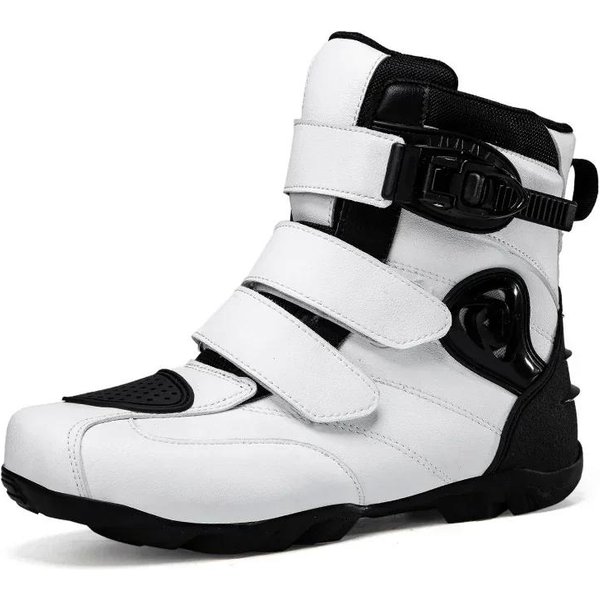 Carrera De Motociclismo Bicicleta De Velocidad Botas Bota Motocross Riding Tribe Botas De Motocicleta Hombre Botas Moto Motolanchas Zapatos 40 Black-image