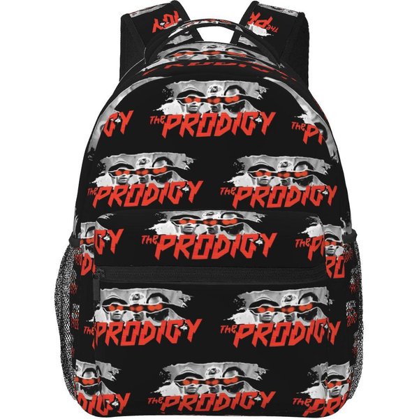 Mochila De MúSica ElectróNica The Prodigy Estudiante NiñOs NiñAs Bolsa Para Libros NiñOs Bolso Escolar Bolsos De Hombro Para PortáTil Para Hombres Mujeres One Size Gray-image