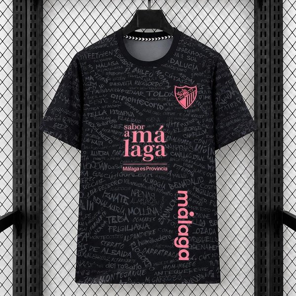 26-27 Nueva Camiseta De FúTbol De MáLaga Verano ImpresióN 3D Secado RáPido Deportiva Para Hombre Y Mujer Manga Corta Camiseta A Juego Familiar 140-image