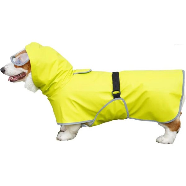 MałY śRedni PłAszcz Przeciwdeszczowy Dla DużEgo Psa All Inclusive Corgi Teddy Law PłAszcz Przeciwdeszczowy PłAszcz Przeciwdeszczowy Dla DużYch PsóW Ubrania Chroń Brzuch PłAszcz Przeciwdeszczowy Dla ZwierząT XL-image