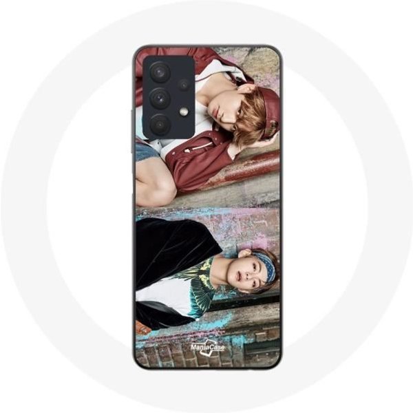 Funda - BTS - Samsung Galaxy A32 5G - Flexible - Blanco - DiseñO Taekook Not Today-image