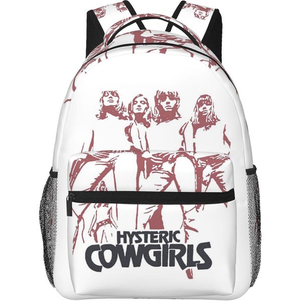 Mochila Retro Americana Hysteric Glamour Mochila Escolar Para Estudiantes NiñOs NiñAs Mochila Para Libros Mochila Escolar Infantil Bolsos De Hombro Para Ordenador Para Hombres Mujeres One Size-image