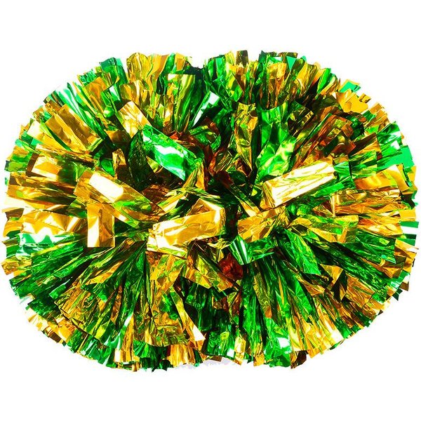 Kolorowe Pompony Cheerleaderek DziewczęTa Dzieci PiłKi Do Cheerleadingu Na Palce Czarno-Niebieskie ZłOto Srebro Czerwony Zielony Taniec Akcesoria Cheerleaderek Handle Type-image