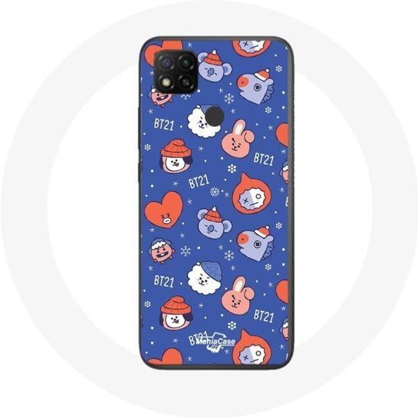 Funda Para Xiaomi Redmi 9C BTS Bangtan Sonyeondan BT21 Navidad 2023-image