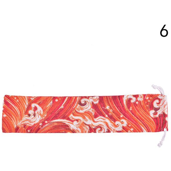 1 Ud. Bolsa Con CordóN Bolsa PortáTil Para Vajilla AlgodóN Lino Cuchara Palillos Almacenamiento Estuche Para Cubiertos Para Viaje Accesorios Para Vajilla-image