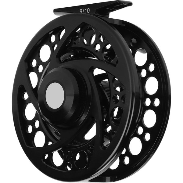 Carrete De Pesca Con Mosca 910 Carrete De Mosca De Metal Completo Equipo De Pesca Tackle Con Cuerpo De AleacióN De Aluminio Mecanizado CNC Black-image