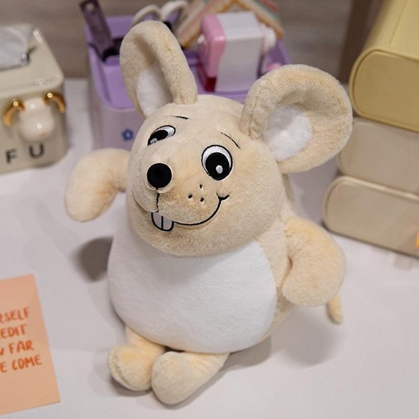 16Cm Nowy Mini MięKki Pluszowy Symulowany Mysz Pluszowa Lalka Wypchana Szczur Pluszowa Zabawka Zwierzę Maskotka Peluche Lalka Mysz Dla Dzieci 16Cm-image