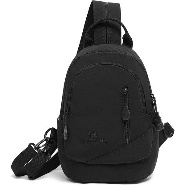 Mochila Ligera De Tela Tres Pruebas A La Moda Mochila PequeñA VersáTil Y Sencilla De Nailon Bolsa Casual Para Mujer-image