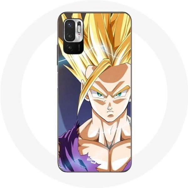 Funda Para Xiaomi Redmi Note 10T 5G Manga Dragon Ball Sangoku Amarillo-image
