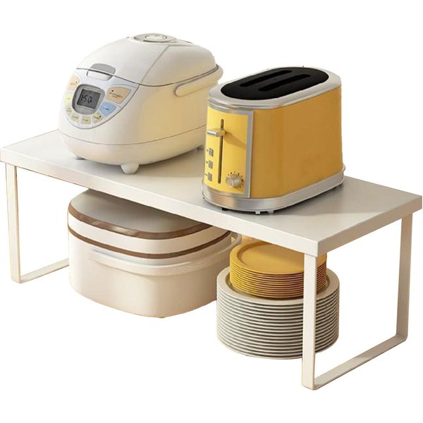 Estantes De Cocina Gabinete De Hierro Estantes De Encimera Estante Organizador Robusto Para Despensa EstanteríA Soporte Para Especias Beige-image