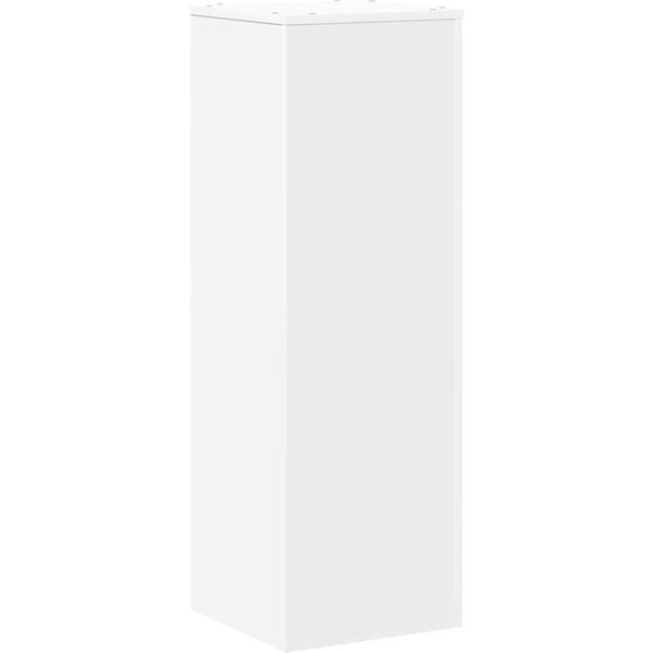 Soporte Para Plantas Blanco 33 X 33 X 100 Cm Tablero De PartíCulas-image
