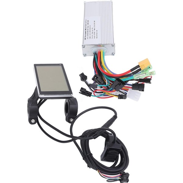 36V 48V 60V 450W 500W Controlador Sin Escobillas De Onda Sinusoidal Kit De Panel De Pantalla LCD M5 Velocidad De Motor Sin Escobillas Gray-image