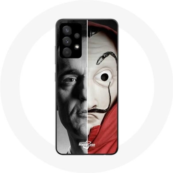 Funda Para Samsung Galaxy A13 5G BerlíN La Casa De Papel BerlíN MáScara Dividida-image