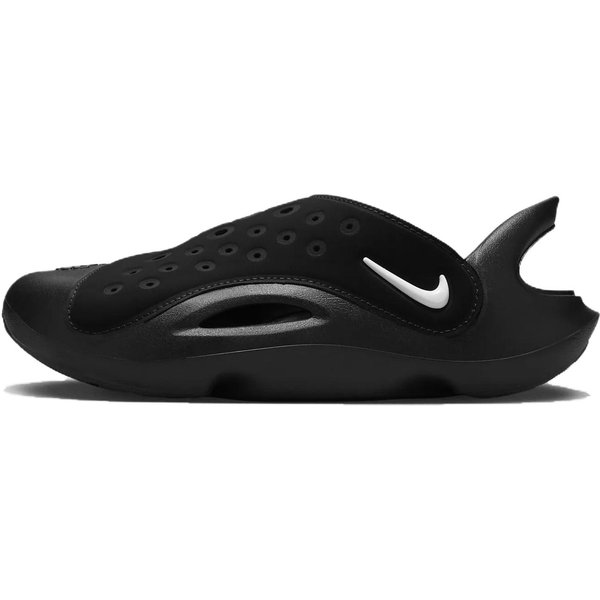 Sandalia Nike Aqua Swoosh GS Negro Zapatillas Para NiñOs Antracita Blanco FV6363-002 40-image