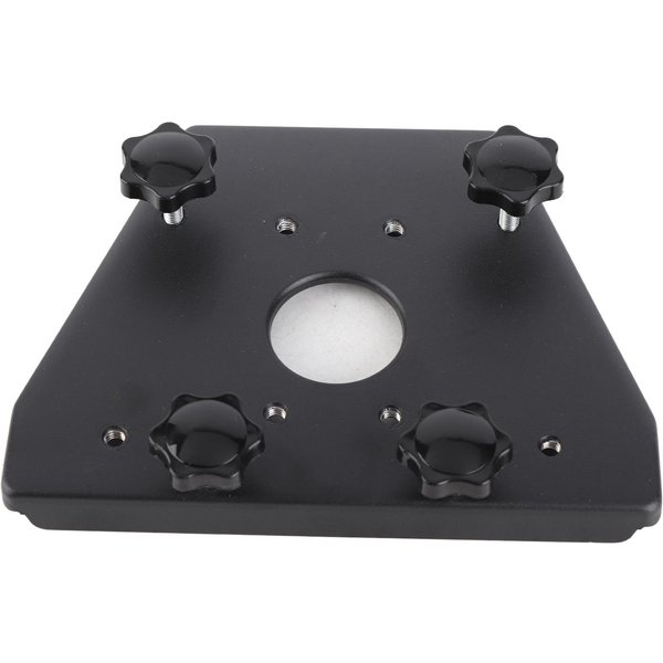 Adaptador De Tubo Para Antena ParabóLica Metal Negro Ajustable Resistente A La Intemperie Adaptador De Montaje En Poste Para Antena ParabóLica Para Gray-image