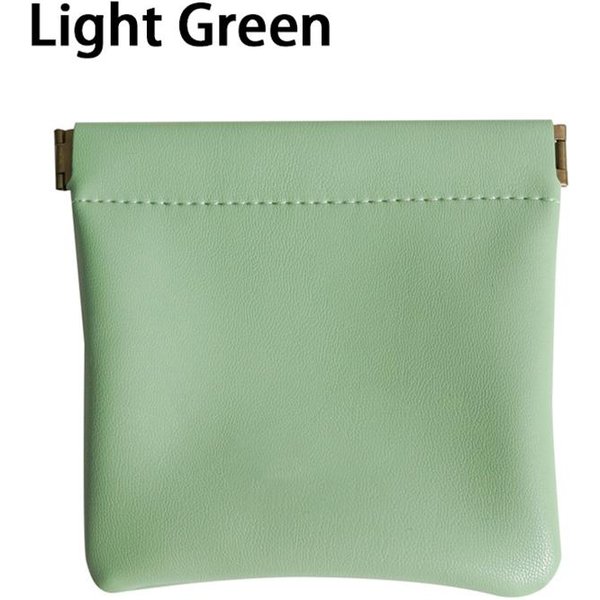 Monedero De Cuero PU Para Hombre Y Mujer Mini Monedero Tarjetero Bolsa Para Dinero Billetera PequeñA Para Guardar Monedas-image