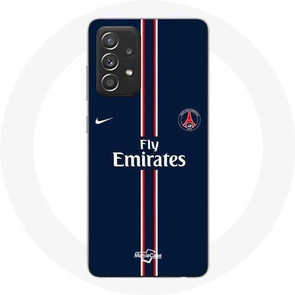 Coque - Maniacase - Samsung Galaxy A33 5G - Noir - PSG Nike Fly Emirates Logo - Souple Negro-image