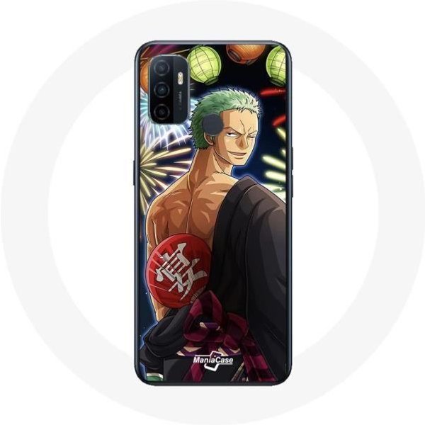 Funda Para Oppo A53 One Piece Feliz Navidad Zoro Anime Manga-image