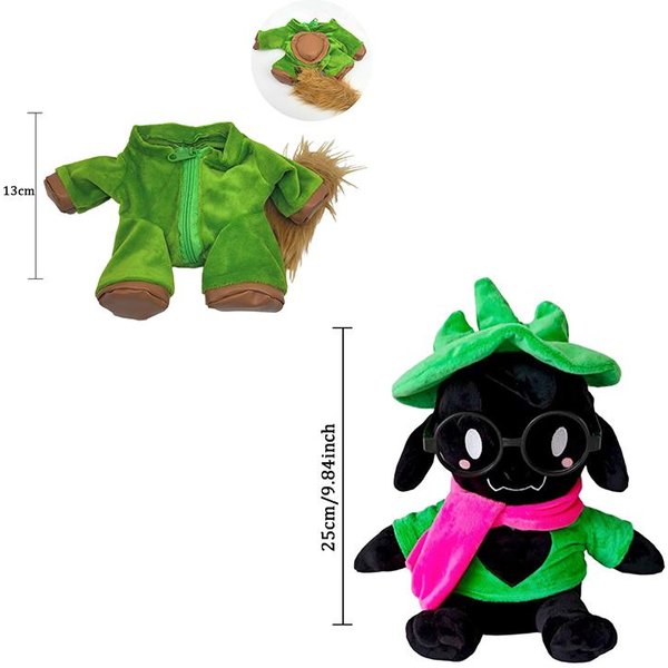 Treasuringu Nowe Pluszowe Zabawki Deltarune Kawaii Ralsei Pluszowe Wypchane Zabawki Lalka Tenna Zmienne Ubranka Dla PluszakóW Prezenty Urodzinowe-image