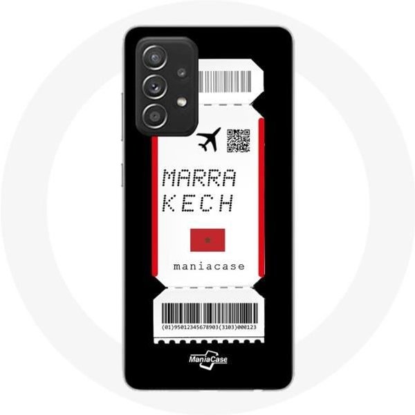 Funda Para Samsung Galaxy A52 Billete De AvióN Marrakech Marruecos-image