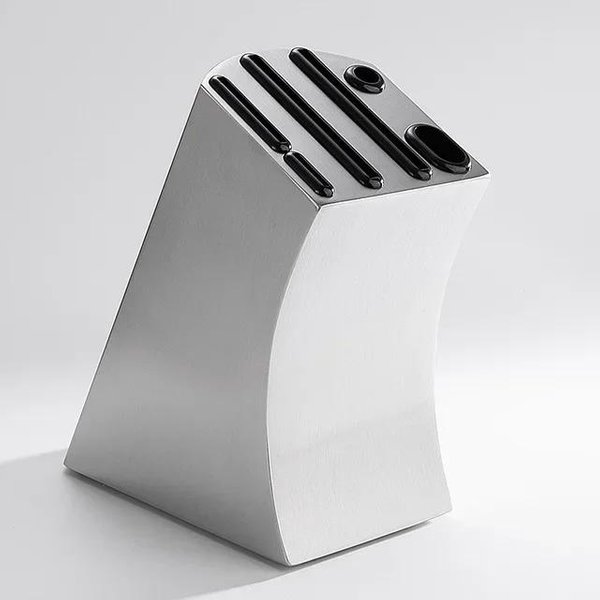 Uchwyt Na NożE Ze Stali Nierdzewnej, Metalowy Stojak Na NożE Kuchenne, Wielofunkcyjny Stojak Do Krojenia, Tasak, Organizer NarzęDzi Gray-image
