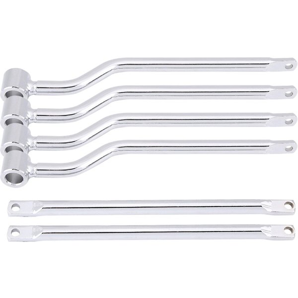Kit De Soportes De Alforjas Para Motocicleta Para Honda Suzuki Yamaha Kawasaki Plata Negro-image