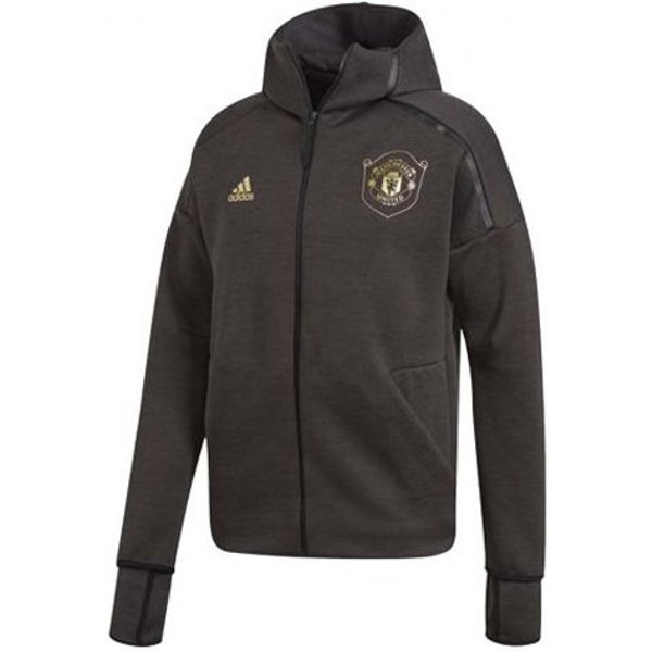 Adidas Manchester United Z.N.E. Chaqueta Con Capucha 3.0 Para Hombre, Color Negro, DX9079 L Black-image