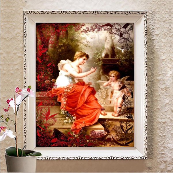 Pintura De Diamantes 5D DIY Punto De Cruz Taladro Redondo Cuadrado Completo Bordado De Diamantes Imagen De Mosaico DecoracióN De PedreríA Full Square 20X30CM-image