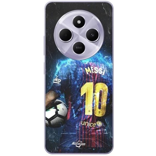 Coque - Maniacase - Xiaomi Redmi 14C - Souple - Noir - Football-image
